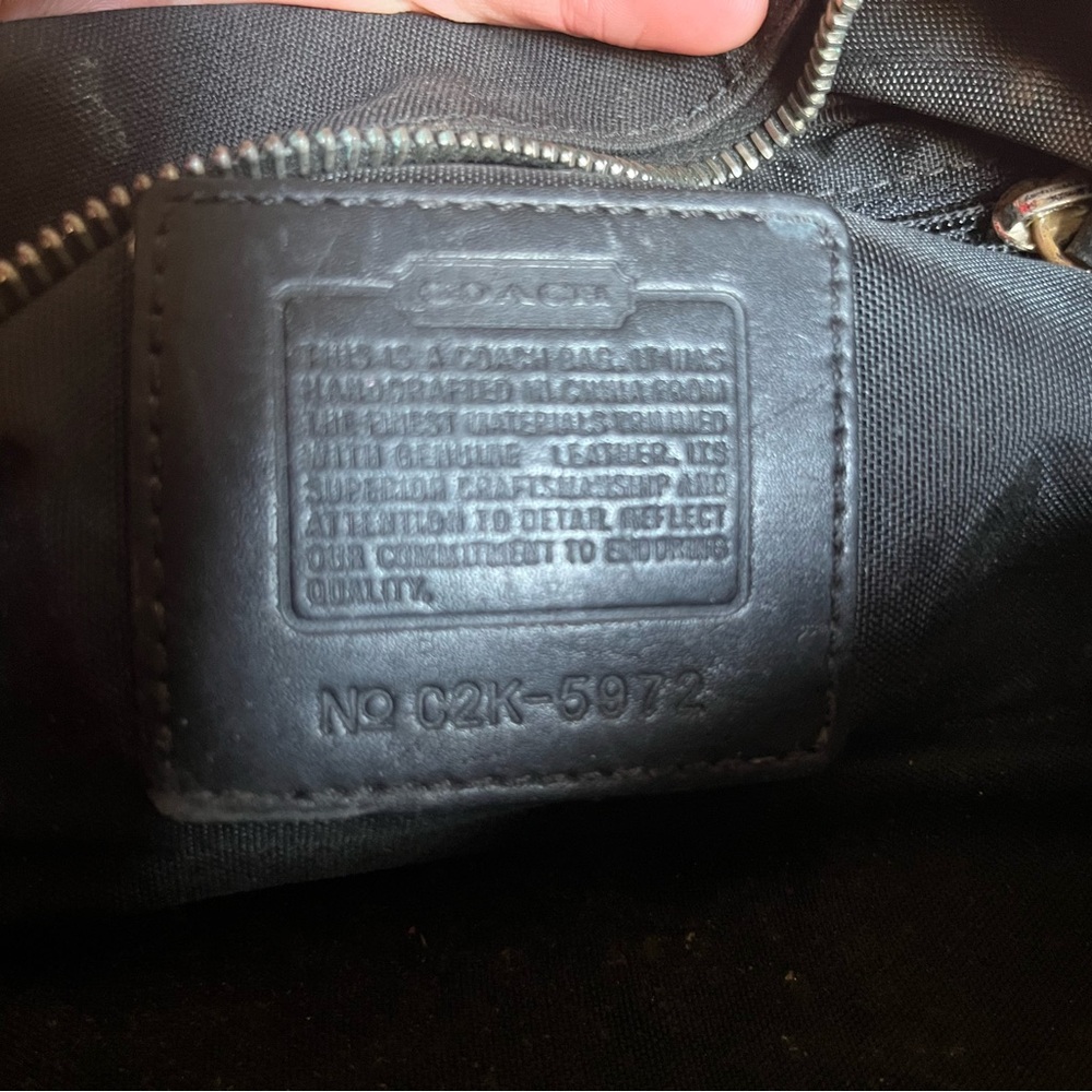 Coach Black Men's toiletries Bag - Picture 2 of 6